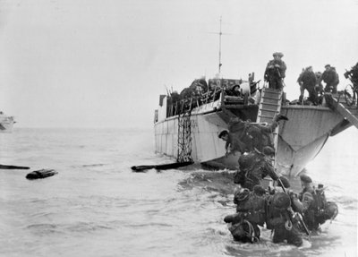 Commando operations during the invasion of Normandy, June 1944 by English Photographer